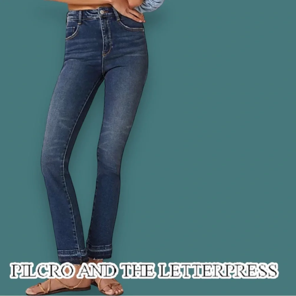 EUC Pilcro and the Letterpress cigarette style jeans with let out hem. Size 26 - Picture 1 of 11